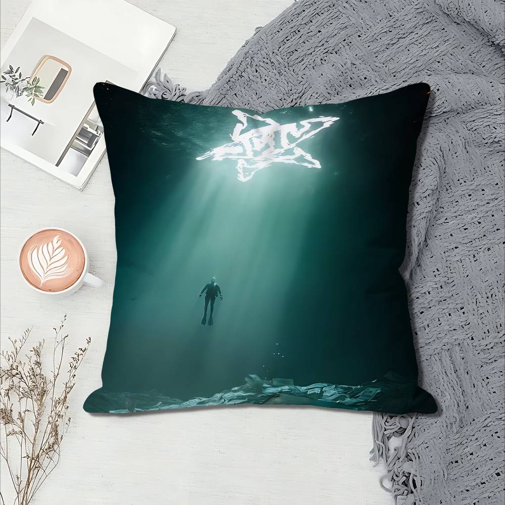 Singer DDei V Underwater Anime Celebrity Merchandise AllMatch Printed Pillow Case Sofa Car Office Room Decoration Protector