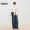 ONLY Women's Detachable Scarf 90% White Duck Down Jacket