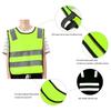 High Visibility Children Kid Reflective Traffic Vest Night Walking(Fluorescent Green)