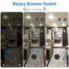 DC 12V PWM Dimmerschalter, 5A PWM RV Wohnmobil Bootslichtschalter QC 3.0 Elektrische Geräte Zubehör