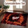 Custom Rug The Cure Pattern Print Name Text Soft Non‑Slip Floor Carpet for Home Indoor Decoration
