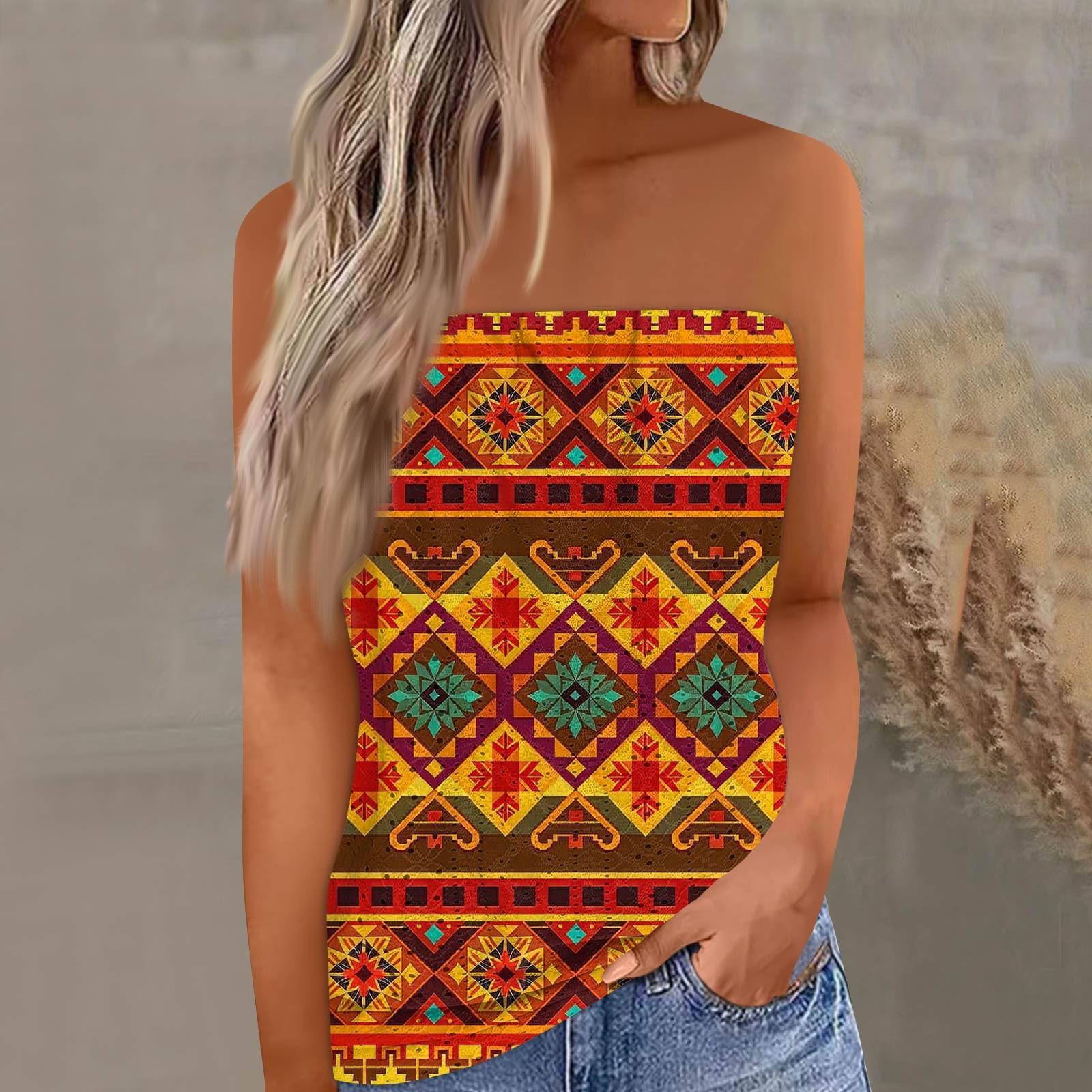 

Кроп-топи для жінок сексуальний камзол майка літній топ-труба без рукавів з принтом майка жилет XXL шафрановий