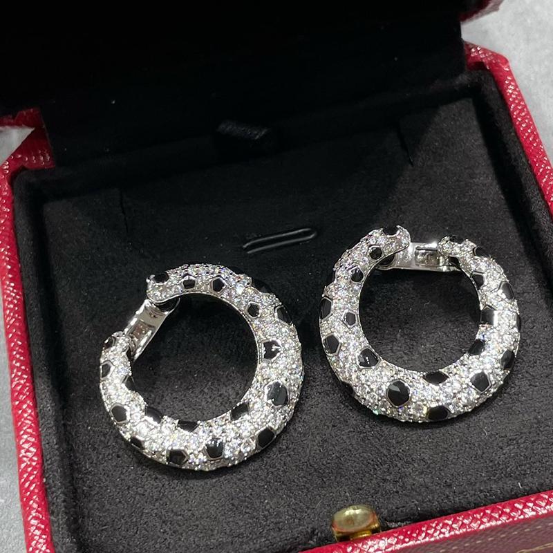 

Musla Design Роскошный Модный Бренд Серьги для Женщин Черные Точки Круглые Парные Аксессуары для Вечеринки Высококачественные Украшения белого золота