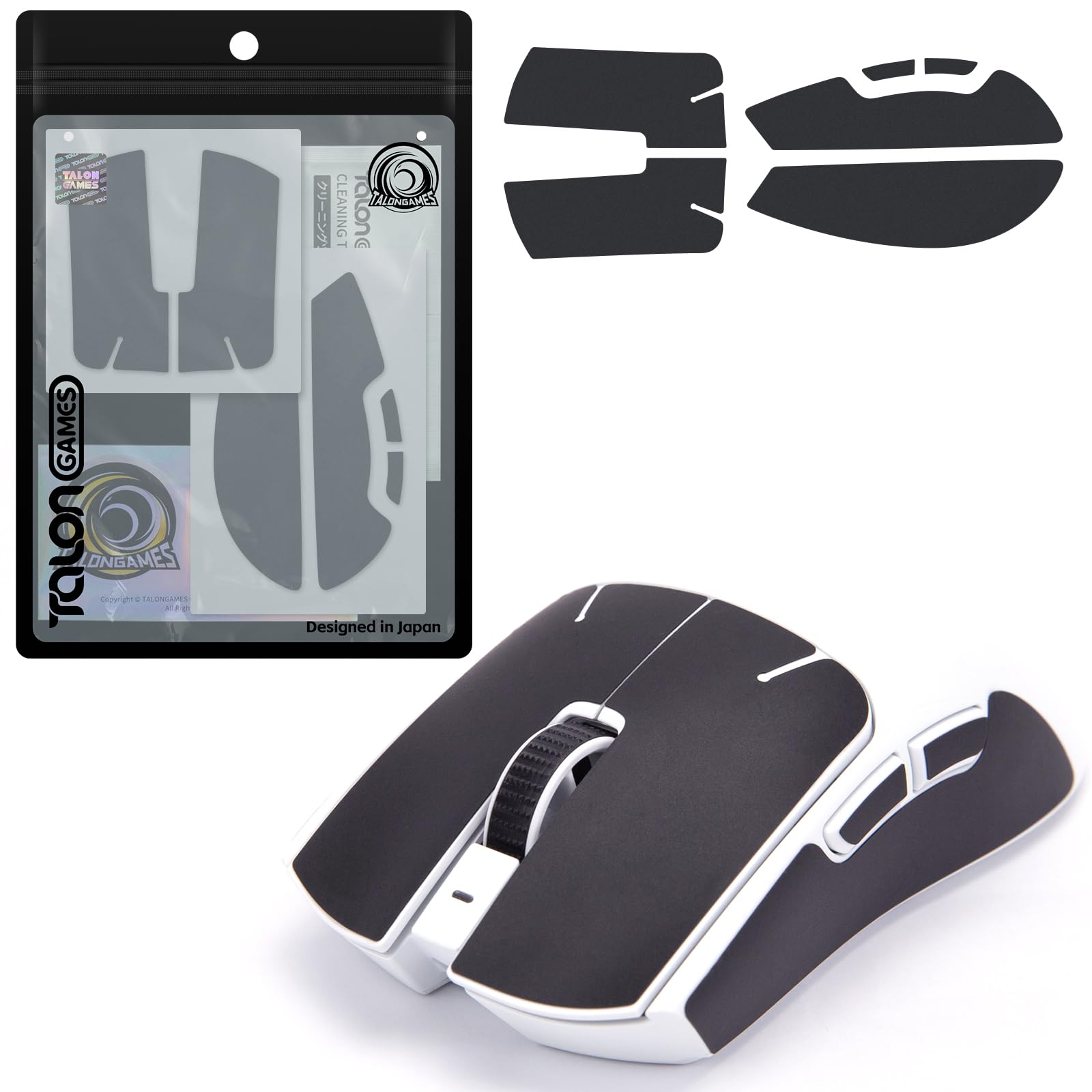 

TALONGAMES Ultra-Thin 0.25mm Mouse Grip Tape for Razer Viper V3 Pro, Enhanced Grip, Anti-Slip Tape for Gaming Mouse, Comfortable Touch, Pre-Cut, 1