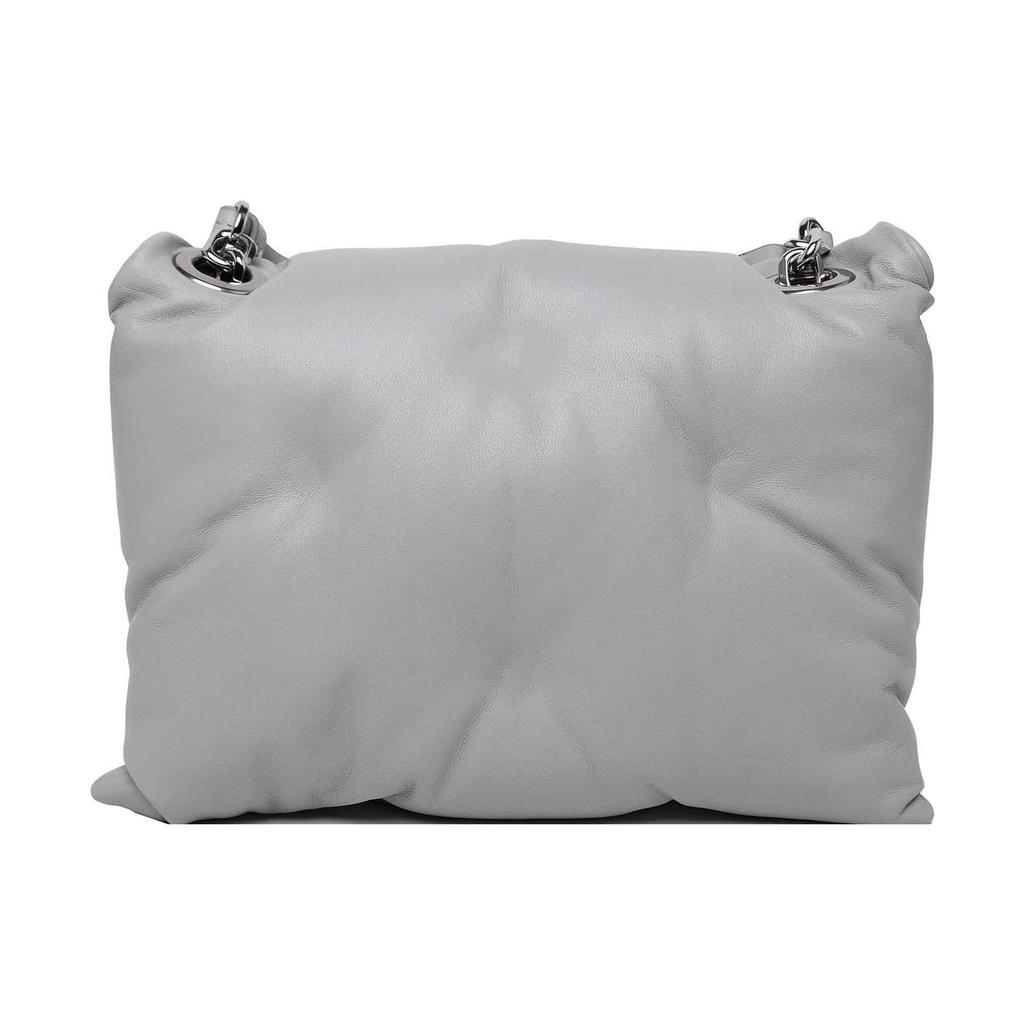 Maison Margiela Glam Slam Grain Nappa Leather Crossbody Bag, Shoulder Bag Women's Gray SB1WG0019P4300T8050