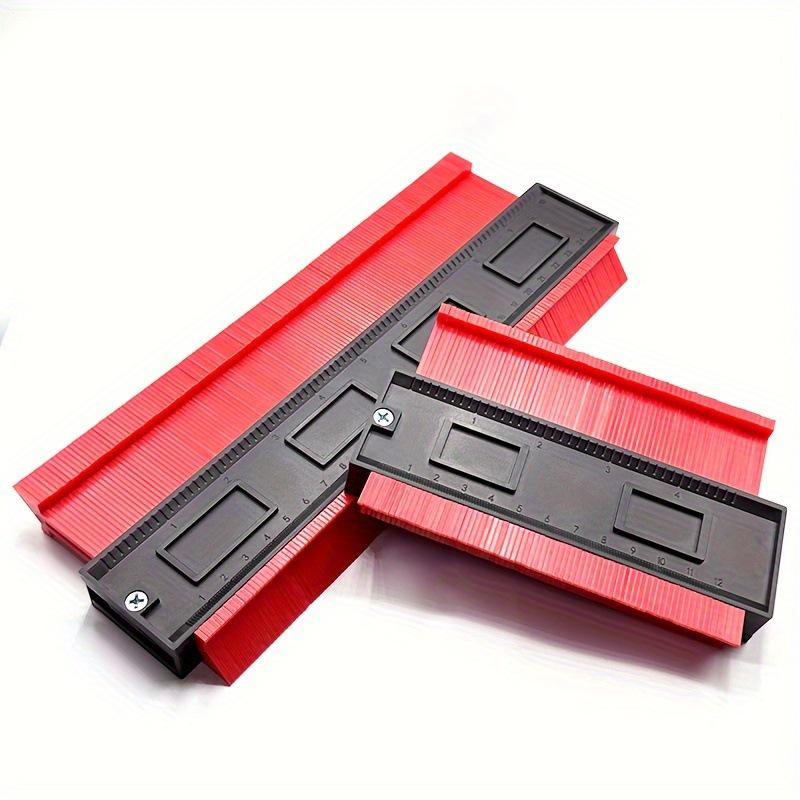 Multi-Size Contour Gauge Ruler - 5" & 10" ABS Plastic for Irregular Shapes in Woodworking