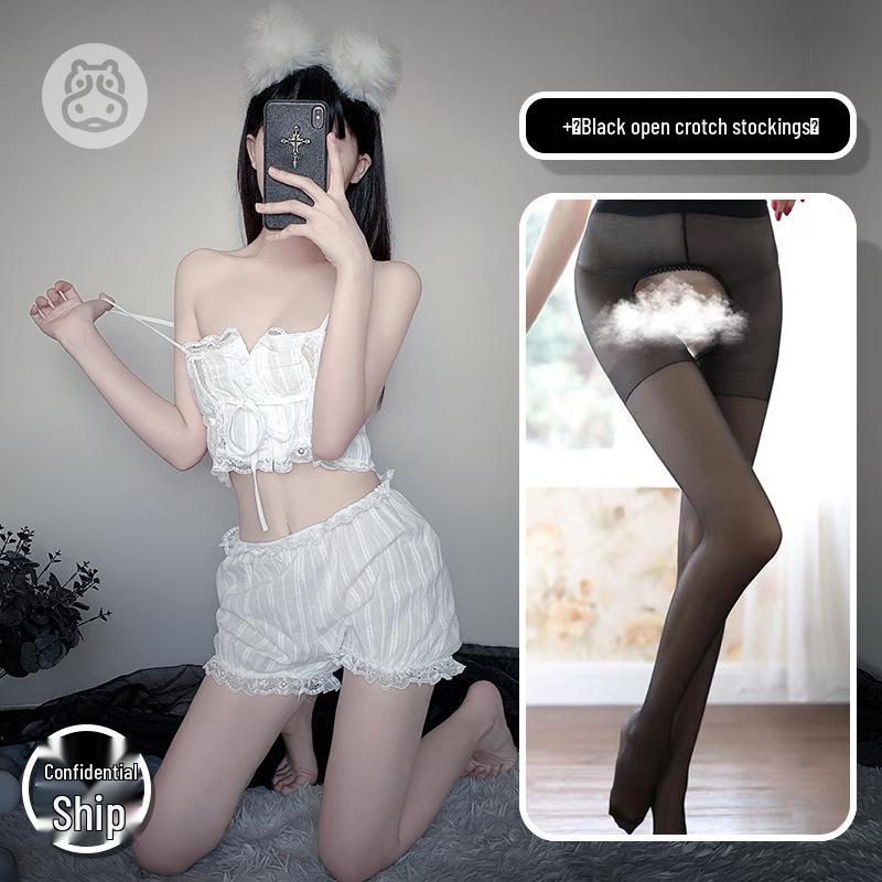 Aesthetic French Court Retro Lace Lingerie - Elegant Bedroom Sleepwear