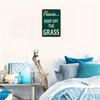 Retro Style Metal Wall Plaque for Home Decor