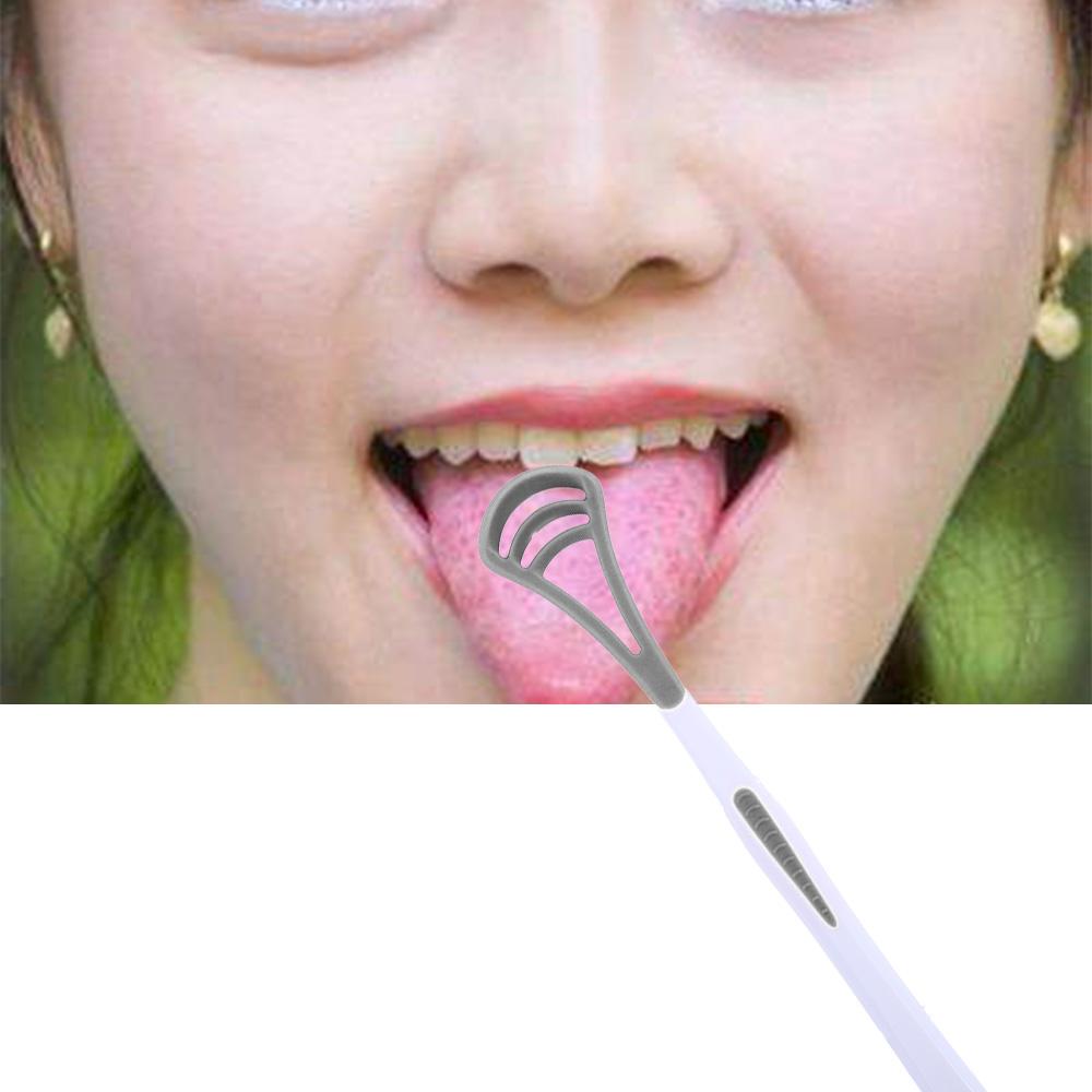 Cleaning Remove Bad Breath Oral Hygiene Tools Tongue Brush Tongue Scraper Tongue Cleaner Toothbrush
