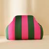 Pochette a Maglia Rigata - Borsa da Giorno Capiente per Trucco e Oggetti Essenziali