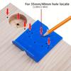 3pcs Hidden Hinge Clamp 35mm/40mm Cabinet Door Hinge Hole Locator Hinge Installation Template Woodworking Drill Bit Guide Rail