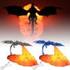 3d Usb Printed Fire Breathing Dragon Shape Lamp Night Light Decoration Room