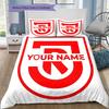 Ssv Jahn Regensburg Individuelles Namensmuster Bettwäsche Steppdecke Set Bettbezug Kissenbezug Zuhause Geburtstagsgeschenk(1 Bettbezug + 2 Kissenbezüge, ohne Füllung)