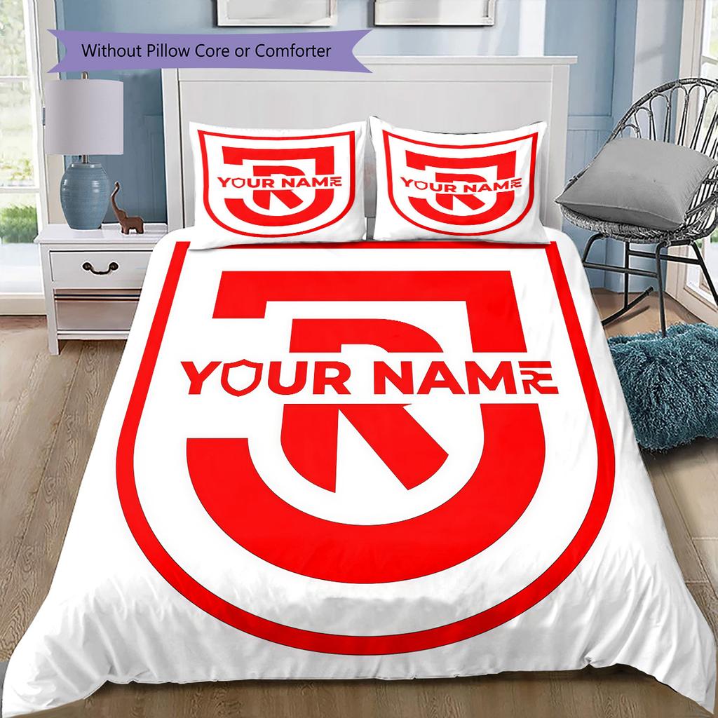 Ssv Jahn Regensburg Individuelles Namensmuster Bettwäsche Steppdecke Set Bettbezug Kissenbezug Zuhause Geburtstagsgeschenk(1 Bettbezug + 2 Kissenbezüge, ohne Füllung)