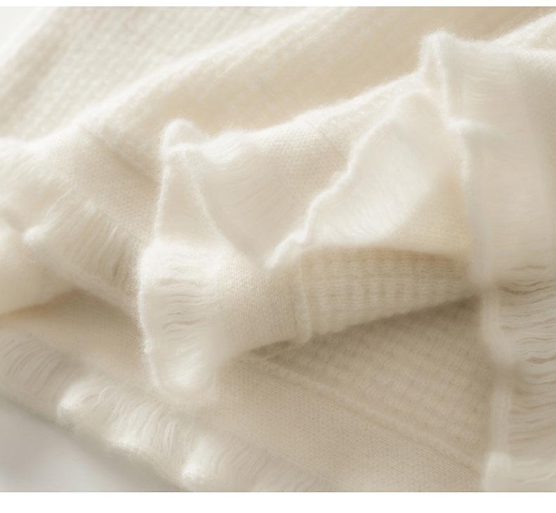 Lekasha 100% Pure Cashmere Sleeveless Knit Vest