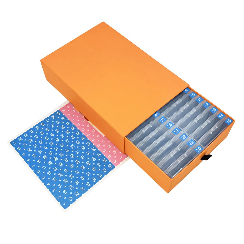 15/30/45pcs/Set Diamond Painting Accessories with Lids Diamond Painting Trays Storage and Diamond Art Trays for Diamond Painting