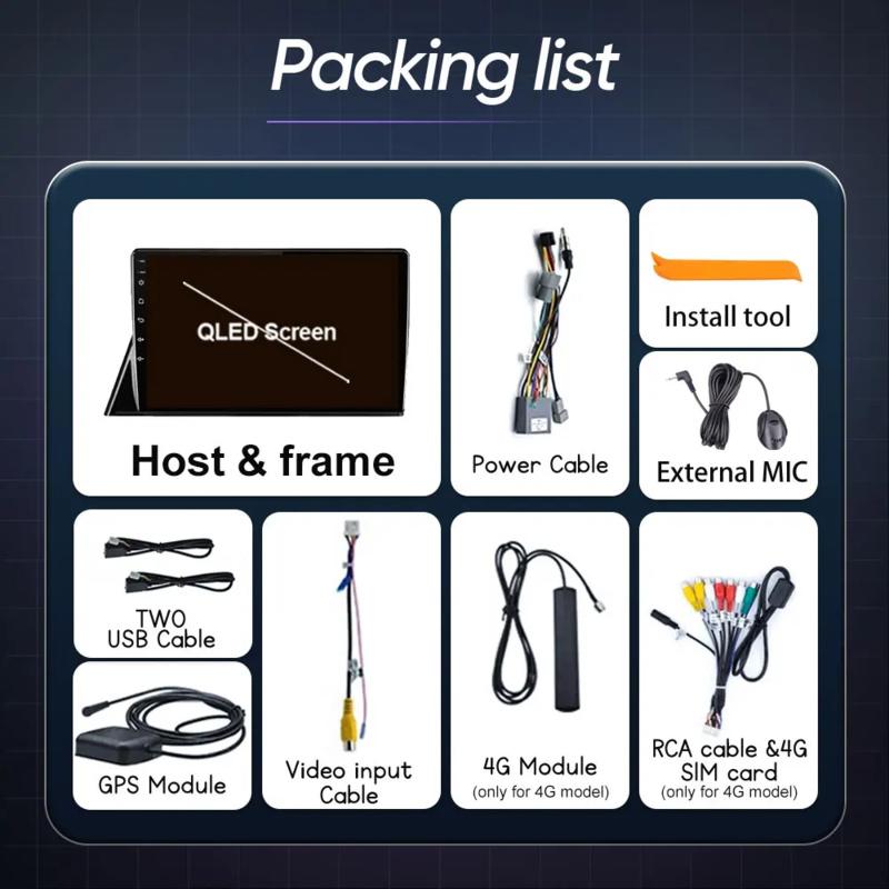 Android 14 For Toyota Sienta 2016 - 2019 Car Radio Multimedia Player GPS Navigation LTE 8 Core Head Unit WIFI 4G BT No 2 Din DVD