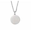 10Pcs 15-30mm Blank Round Discs Pendant Necklaces Gold Plated Chain Necklaces For DIY Custom Name Logo Women's Men's Jewelry