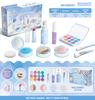 Girls' Makeup & Nail Art Play Set: Blush, Nail Art, Toys & Bag