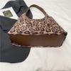 Large Capacity Leopard Print Bag Women's 2025 New Fashion Versatile Shoulder Bag Simple Retro Casual Commuter Tote Bag