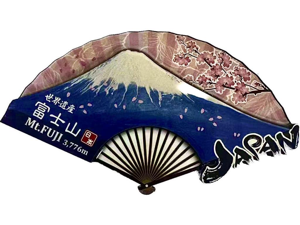 Japanese Epoxy Wood Refrigerator Magnets - Cute Cartoon Cultural Souvenirs, Soft Magnetic