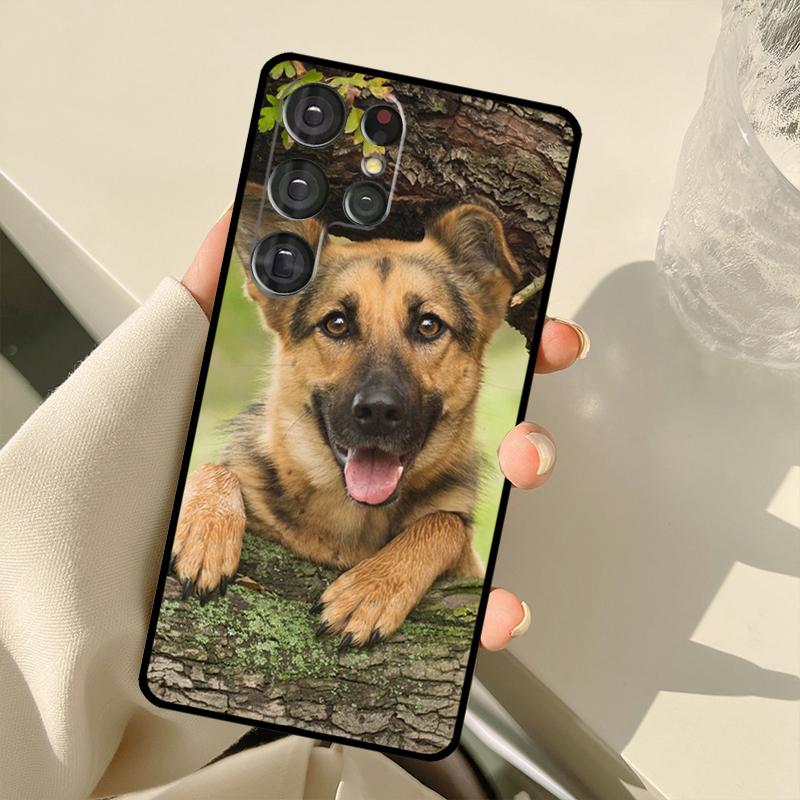 German Shepherd Dog Case For Samsung Galaxy S25 S24 S23 S22 S21 S20 Ultra S9 S10 Plus S21 FE S25 FE Back Cover