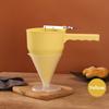 Adjustable Batter Dispenser with Stand Handle Hand-held Small Food Ball Baking Tools Plastic Easy To Use Kitchen Funnel