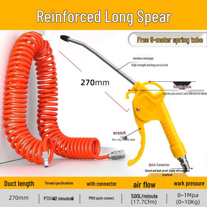 High-Pressure Air Blow Gun & Dust Removal Tool