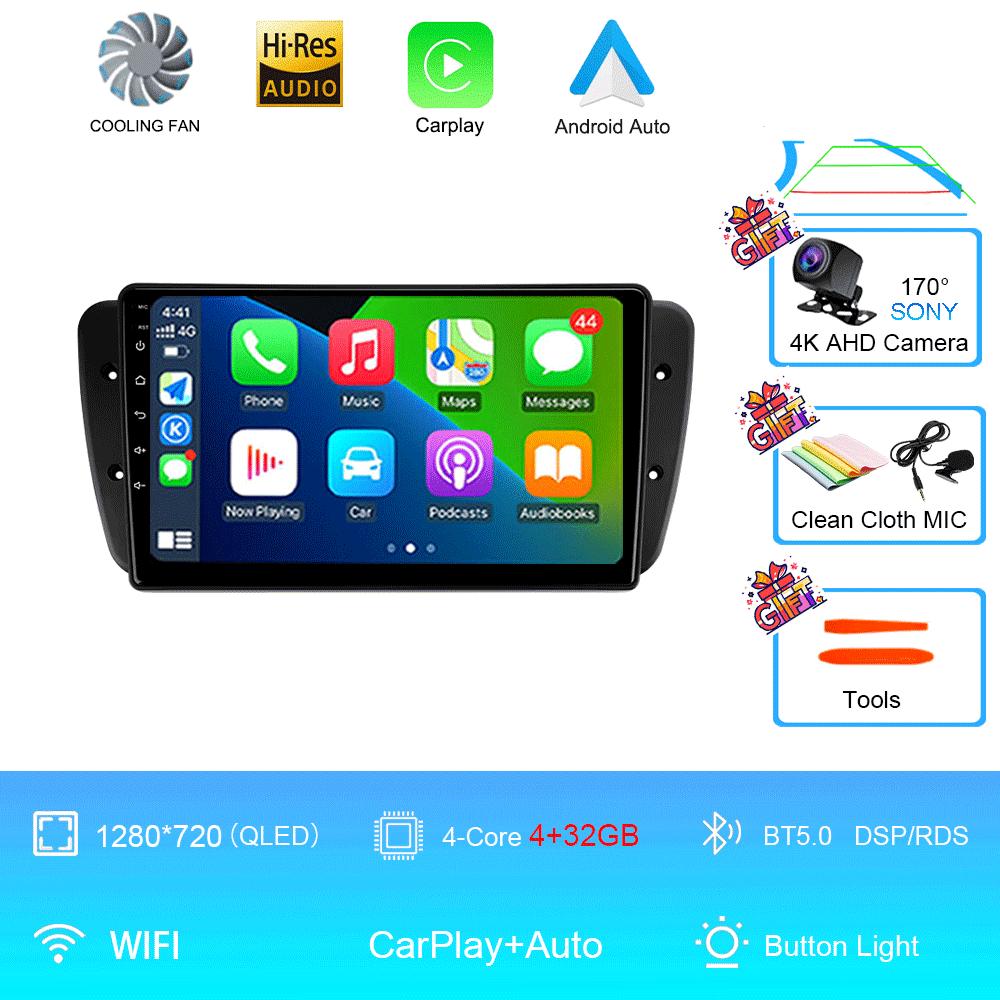 

Android 14 автомобильное радио для Seat Ibiza MK4 6J SportCoupe Ecomotive Cupra 2009 2010 2011 2012 - 2016 QLED экран мультимедийный плеер S CHINA