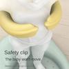 LazyChild Baby Standing Bath Red Beak Duck Bath Table Baby Standing Hands-Free Shower Non-Slip Spine Protector Adjustable