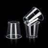 Pack of 100 Clear Plastic Shot Glasses 30ml Crystal Cups for Weddings Stackable Disposables Shot Glasses Party