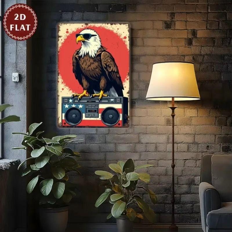 Metal Wall Decorative Paintings for Kitchen Farm Cafe Bar Interior