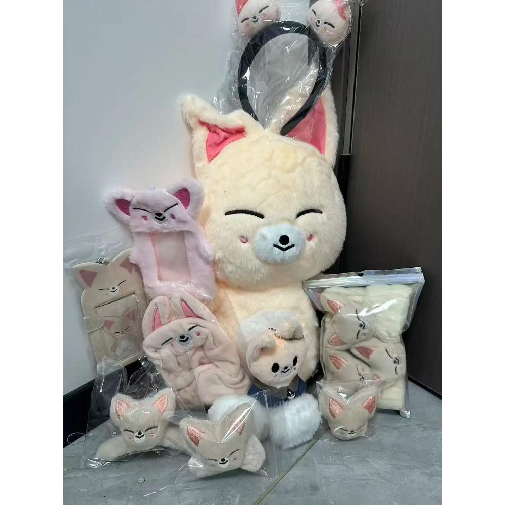 50cm Kpop Skzoo Plush Toy Wolfchan Kawaii Cartoon Stuffed Animal Plushie Doll Large Size Kids Babies Sleeping Pillow Gift 2025