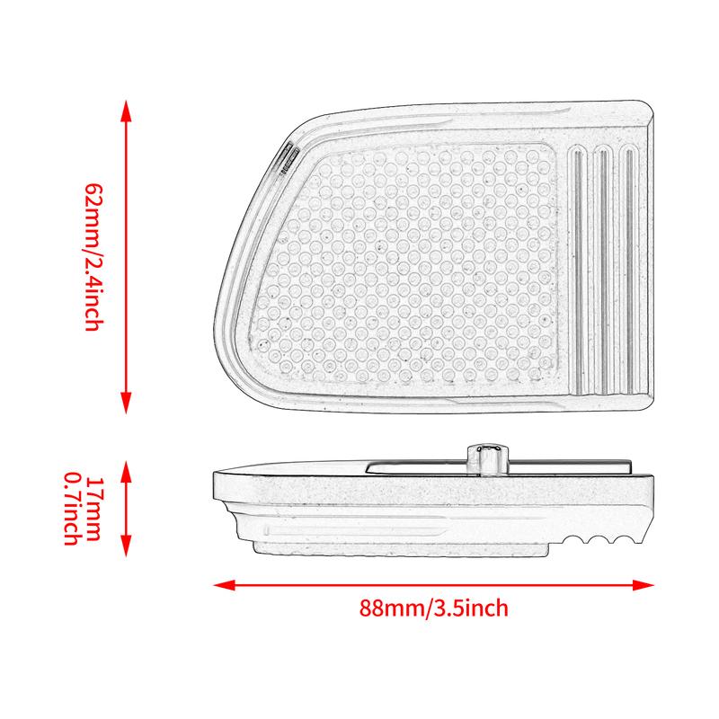 Motorcycle Foot Pegs Rest Small Brake Pedal Pad For Harley Softail FLSB FXBR Breakout 18-Up Rear Brake Lever For Forward Control