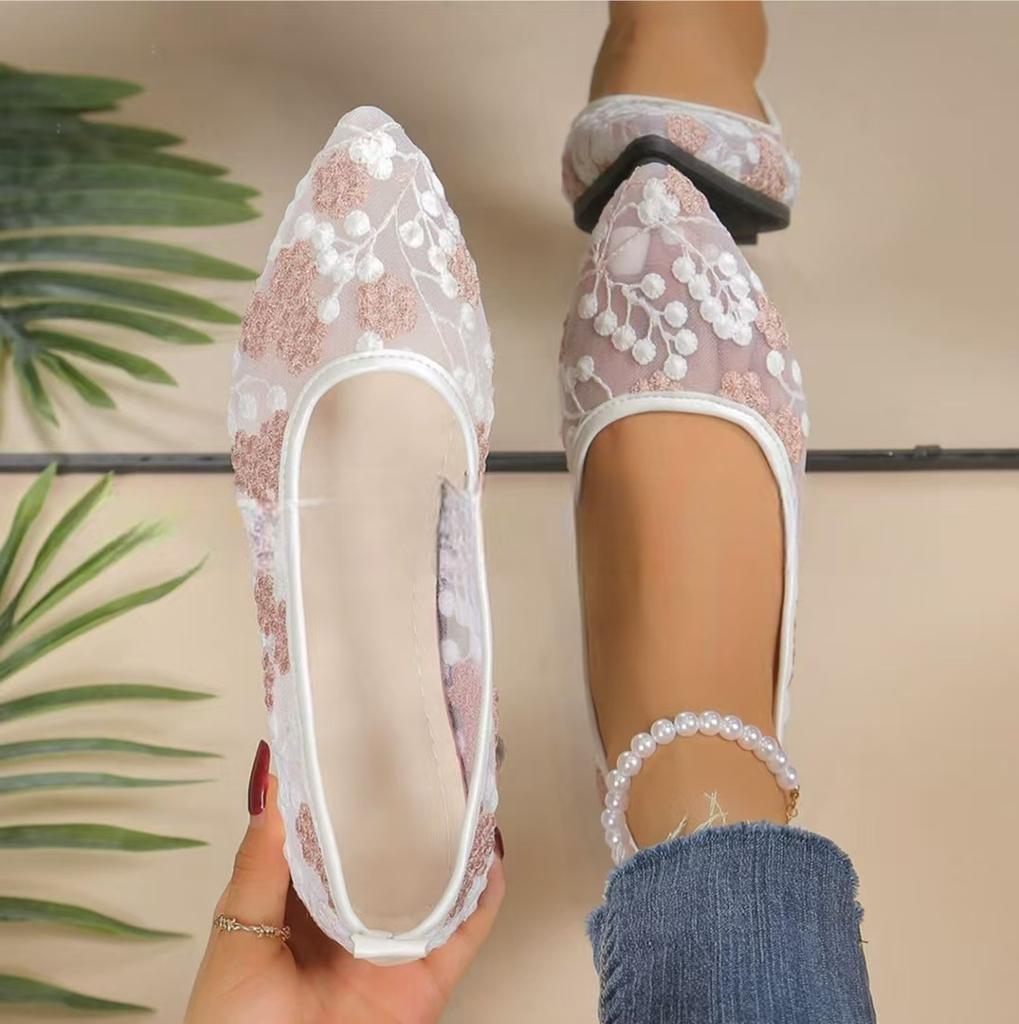 Women Flat Shoes  New Summer Flat Sneakers Women Shoes Breathable Mesh Ballet Loafers Shoes Zapatos De Mujer