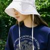 NONLOCAL Linen Ribbon Bucket Hat - Off White