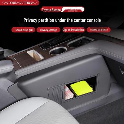 Toyota Sienna Privacy Sunshade & Storage Divider for Center Console