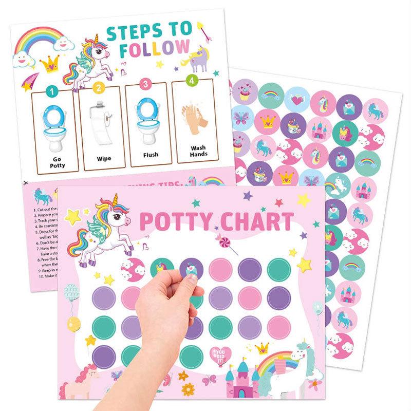 Creative Dinosaur Potty Training Reward Stickers for Children