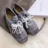 Fashion Flats Women Sport Suede Fashion Loafers Shoes Casual Walking Woman's Sneakers 2025 Running Dress Chaussure Femme