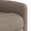 Recliner Chair with Lift Assistance Electric Taupe Microfiber Fabric