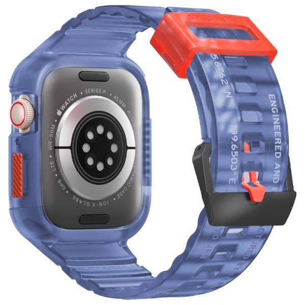 Skinarma Pasek+Etui Saido 2In1 Apple     Watch 45/44Mm Ciemno Niebieski/Dark Blue
