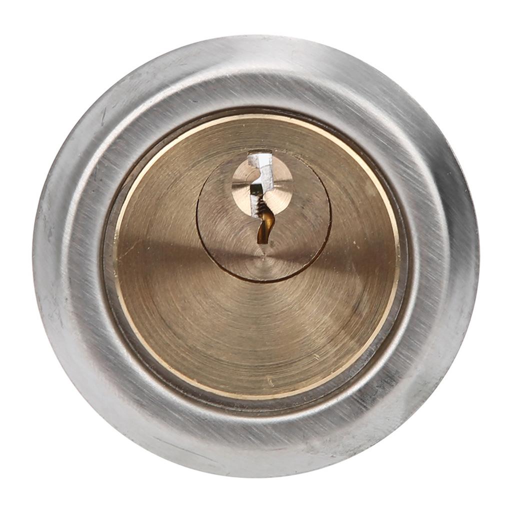 Copper Security Lock Round Anti Theft Interior Door Mechanical Lock Cylinder for Iron Wooden Safety Doors with 3 Keys