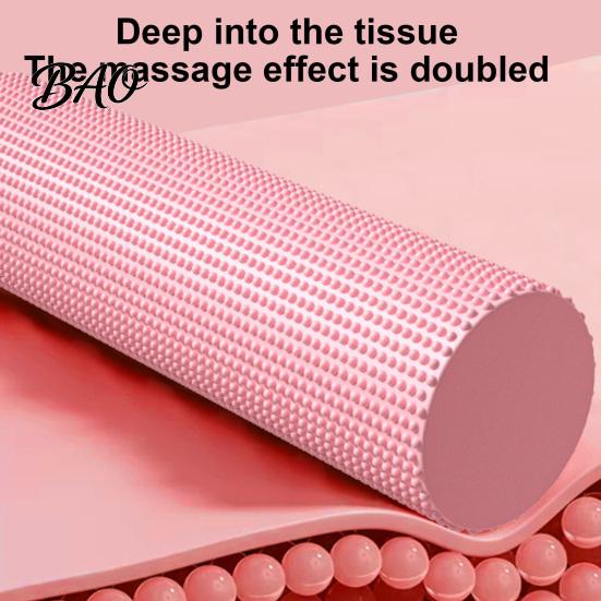 Myofascial Release Roller EVA Foam for Yoga Pilates, Textured Muscle Massage Roller, High Density Back Pain Physical Therapy Deep Tissue Massager,
