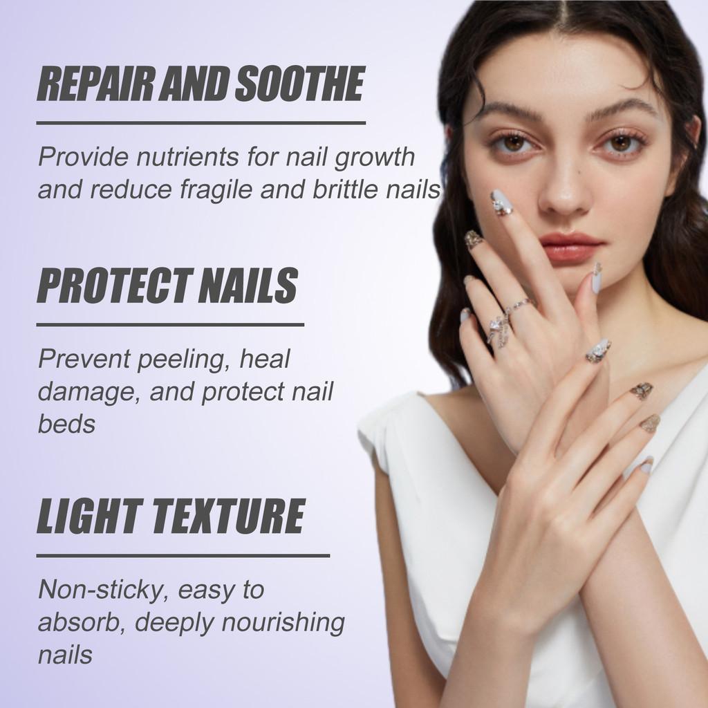 Oceaura Nagelpflege-Essenz Nährendes Feuchtigkeitsspendendes Stärkendes Serum Für Gesunde Nägel