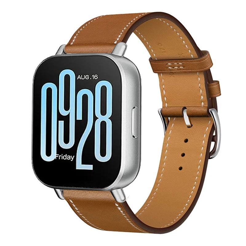 Leather Bracelet Loop For Realme Watch 5 Wrist Strap Accessories 22mm Correa For Realme Watch S2/3 3Pro S SPro/2 2 Pro Watchband