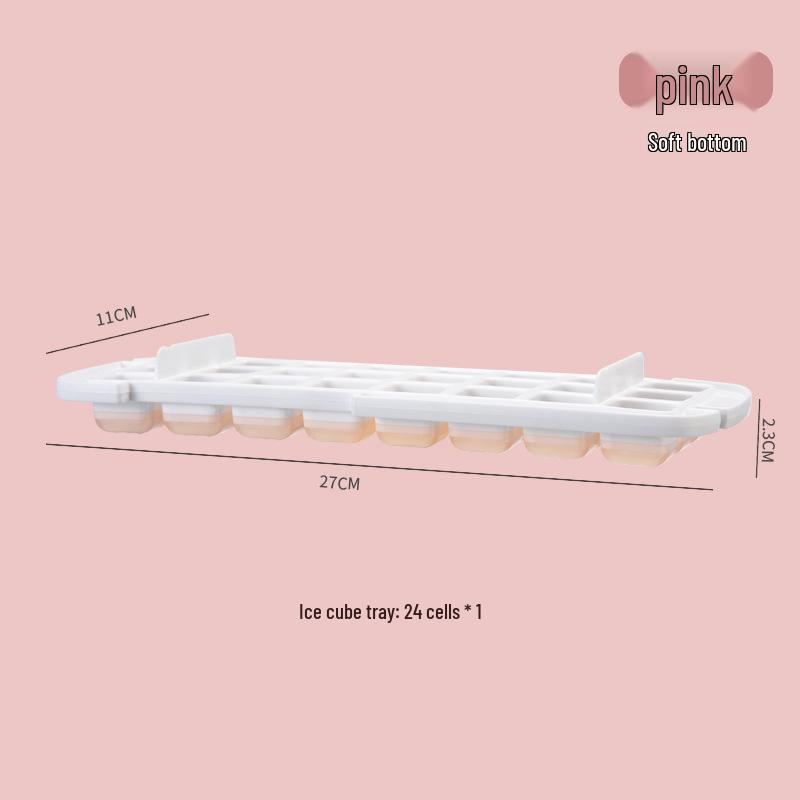 Large Capacity Silicone Ice Cube Tray with Lid for Easy Ice Storage and Making