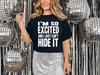 Im So Excited I Cant Hide It T-Shirt Personalised Fancy Dress Hen Weekend 80s