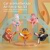 1 Stück Auto Magnetische Niedliche Cartoon Figur Luftauslass Clip Aromatherapie - Kostenlos Zwei Unparfümierte PE-Tabletten und Zwei 5ml Flaschen