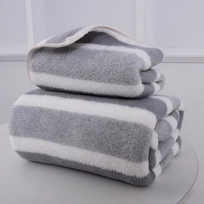 1pc Absorbent Bath Towel Soft Face Towel Home