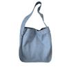 Y Solid Color Large-capacity Canvas Bag Large-capacity Shoulder Bag Shopping Bag Versatile Leisure Bag Women